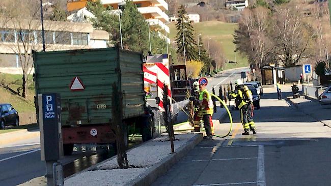 Das Feuer konnte inzwischen gelöscht werden.