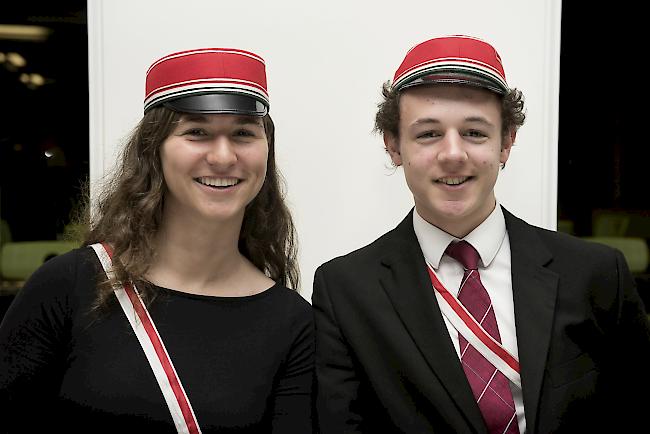 Leah Friedmann (18) und Noah Hildbrand (18), Brig.