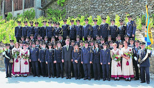 Die Stadtmusik «Saltina» aus Brig.