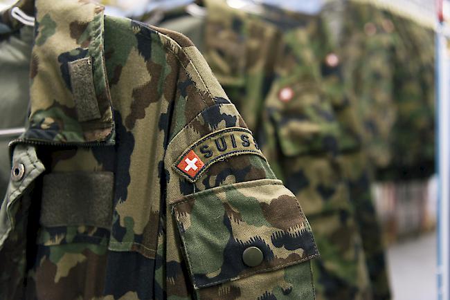 Im Kanton Wallis waren im vergangenen Jahr 734 Personen militärdiensttauglich. 