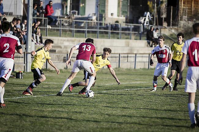 Derby in der Geschina zwischen Brig-Glis und Salgesch.