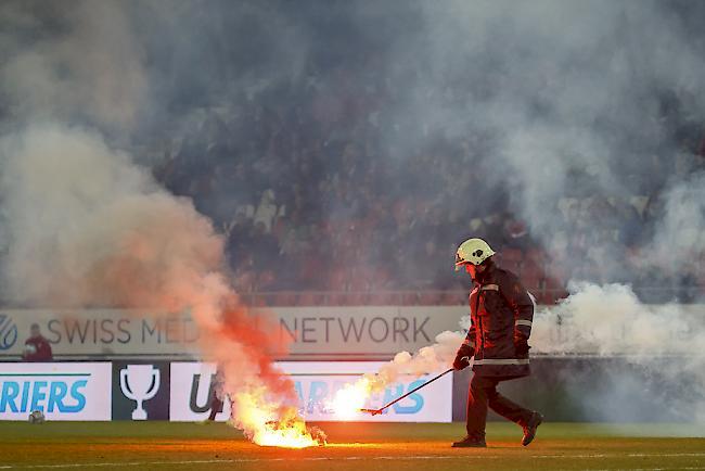 Pyro-Urteil: Sitten gewinnt Spiel gegen GC 3:0 forfait.