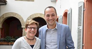 Brigitte Wolf empfiehlt sich gemeinsam mit Mathias Reynard f&uuml;r einen Sitz im St&auml;nderat.