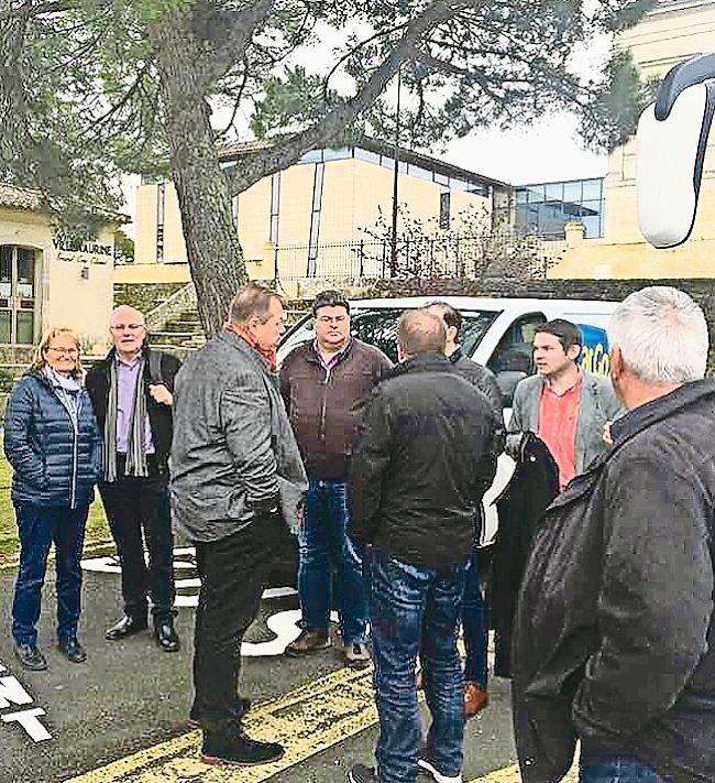 Die Fraktionschefs und ihre Partnerinnen und Partner reisten nach Bordeaux.