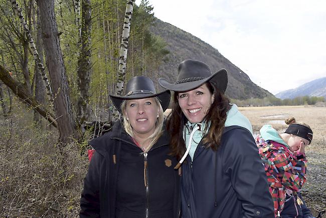 Conny Jäger (39), Grächen, und Tamara Zurbriggen (38), Saas-Almagell.