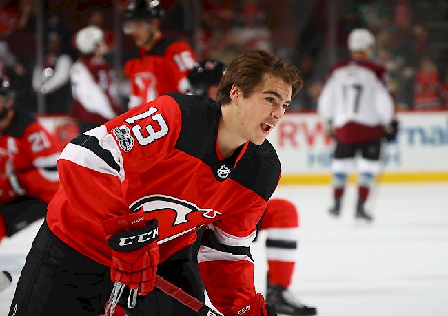 Nico Hischier weilt aktuell noch in den USA, aber seine Klubsaison ist vorbei.