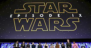 Einige "Star Wars"-Macher am Freitag bei der Messe Star Wars Celebration in Chicago.