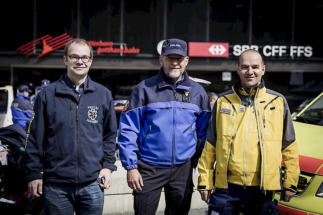 Das dreiköpfige OK: Tobias Meyre, Daniel Bürki und Wendelin Zuber (von links).