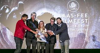 Co-Programmer Tommaso Tocci, die Juroren Hans-J&uuml;rg Zinsli, Connie Walther und Valentin Hitz sowie Festivalleiter Stefan Fichtner (von links).