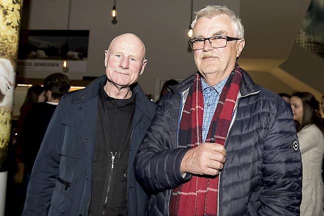 Josef Imboden (75), Raron, und Alfred Kalbermatter (73), Niedergesteln.