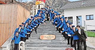 Die Musikgesellschaft &laquo;Bryscheralp&raquo; aus Mund
