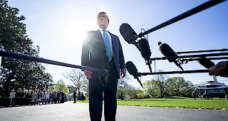 Im Fokus. US-Pr&auml;sident Donald Trump steht in der Russland-Aff&auml;re weiter unter Druck.