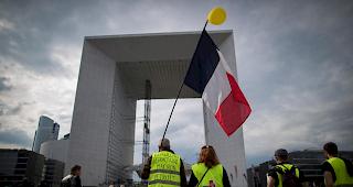Die "Gelbwesten" protestierten haupts&auml;chlich im Pariser Osten.