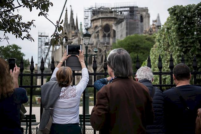 Notre-Dame. Die Sicherungsarbeiten nach dem Brand schreiten voran.