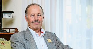 Sucht das Gespr&auml;ch. Markus Schmid, Pr&auml;sident WHV.Foto WB/Alain Amherd