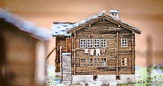 Geflutet. Die 22 Geb&auml;ude mussten im Jahr 1961 einem Ausgleichsbecken weichen.