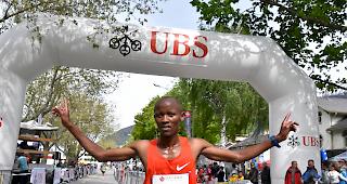 Dominic Mutili aus Kenia war in Brig-Glis der Tagesbeste.