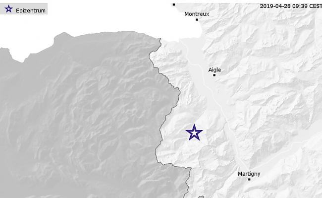 Bei Champéry bebte am Sonntagmorgen die Erde. Es erreichte auf der Richterskala einen Wert von 2.
