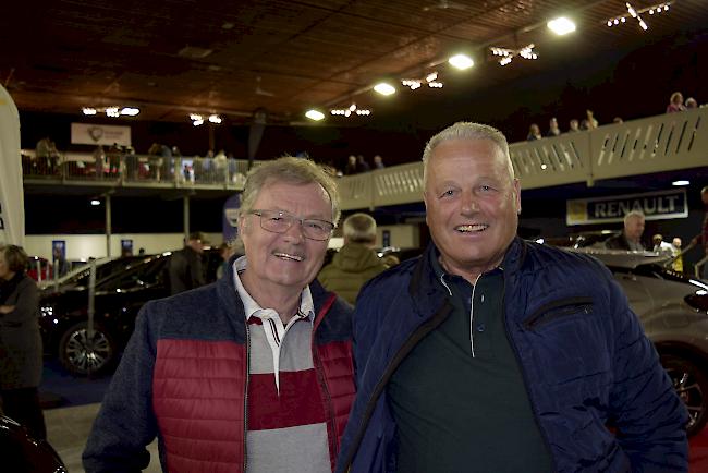 Alex Brun (70) und Stefan Bortis (70) aus Fiesch.