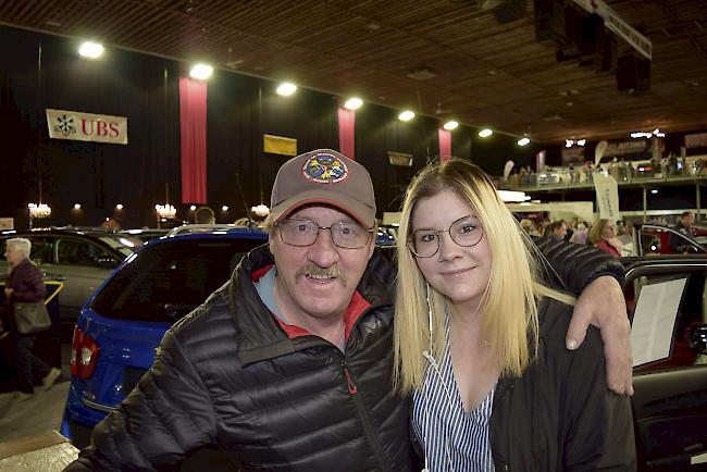 Stephan (58) und Yvonne (18) Imboden aus Täsch.