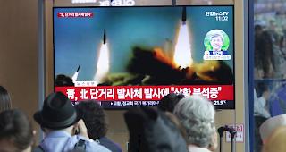 &laquo;Etliche Geschosse abgefeuert&raquo;. S&uuml;dkoreanische Medien berichteten am Samstag &uuml;ber mehrere Raketentests in Nordkorea.