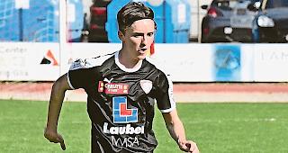 Lucca Fryand hat sich in der ersten Mannschaft einen Stammplatz erk&auml;mpft. Foto WB