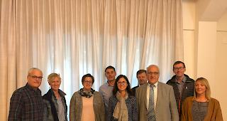 Vorstand JAST Oberwallis: Christoph F&ouml;hn, Visp, Inge Berchtold, Westlich Raron, Daniela Pollinger, St. Niklaus, Daniel Garbeley, Goms, Monika Ceppi, Gesch&auml;ftsf&uuml;hrerin JAST OW, Bruno Ruppen, Saastal, Alex Schwestermann, Pr&auml;sident JAST OW, Bruno Lochmatter, Briglina, Sabine Barmann, Leuk (von links)