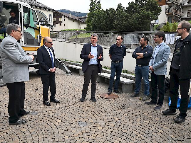 Stadtrat Patrick Hildbrand bei der Vorstellung des Projekts.