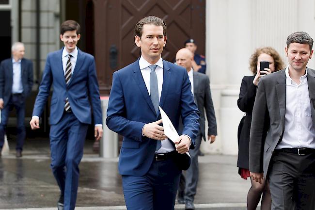 Politkrise in Österreich. Nach dem Bruch der Koalition ist es denkbar, dass auch der Kanzler Sebastian Kurz abtreten muss.