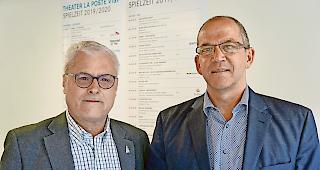 Massgeschneidert. Von links: Christoph F&ouml;hn und Edi Sterren pr&auml;sentieren f&uuml;r die neue Spielsaison ein Programm, das den Kundenw&uuml;nschen entspricht.