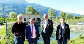 Zu den bereits abgeschlossenen Projekten geh&ouml;rt ein zentrales Pumpsystem in Fully. Die Anlage ersetzt zwanzig einzelne Brunnen.