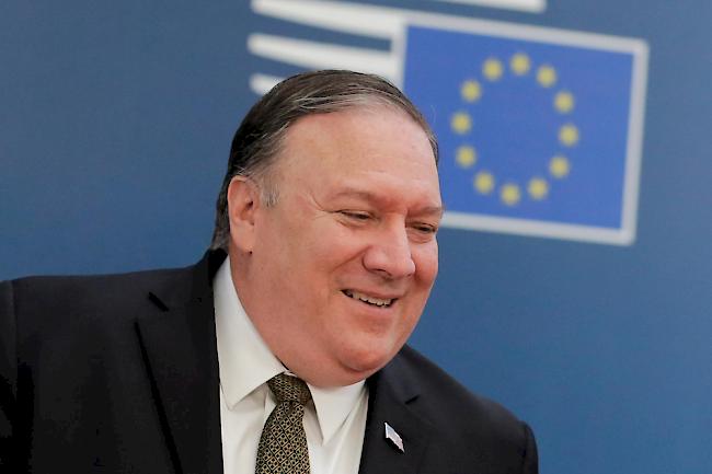 Hochrangiges Treffen. US-Aussenminister Mike Pompeo wird demnächst für bilaterale Gespräche in der Schweiz erwartet.