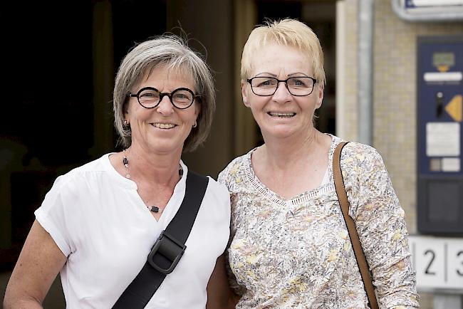 Barbara Buchner (53), Greich, und Marlen Salzmann (63), Mörel.