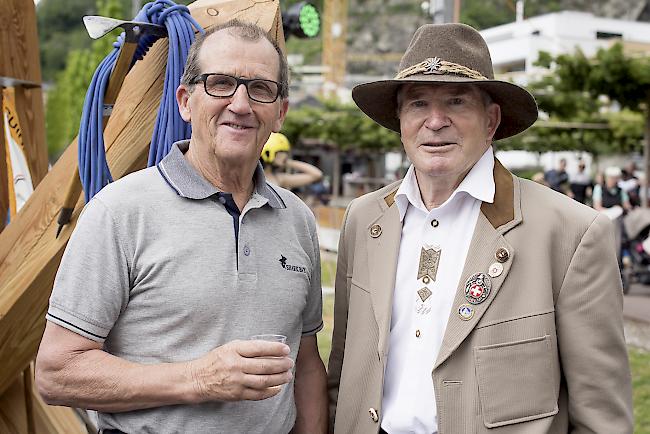 Raphael Zenklusen (73), Naters, und Ludwig Imboden (76), Zermatt.