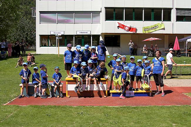 Am Kids-Day 2019 am Sonntag in Gampel passte alles zusammen: Wetter, Stimmung und Spass. 