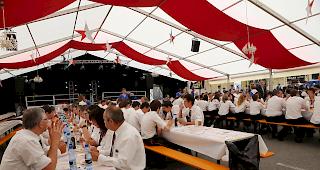 Das Kantonale Musikfest in Naters ist in vollem Gang. 