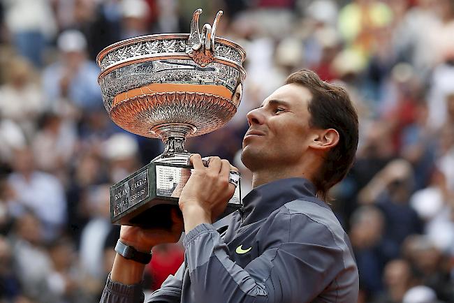 In Paris auf Sand kaum zu bezwingen, Rafael Nadal und sein 12. Titel in Roland Garros.