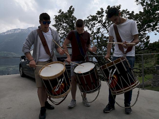 Impressionen vom Oberwalliser Tambouren- und Pfeiferfest in Erschmatt.