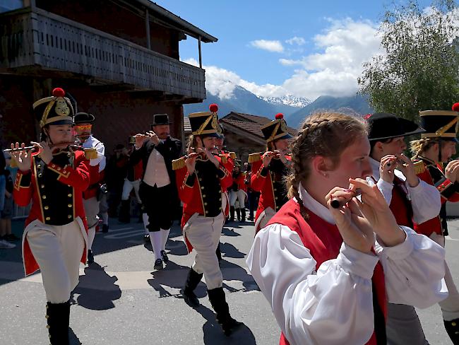 Impressionen vom Oberwalliser Tambouren- und Pfeiferfest in Erschmatt.