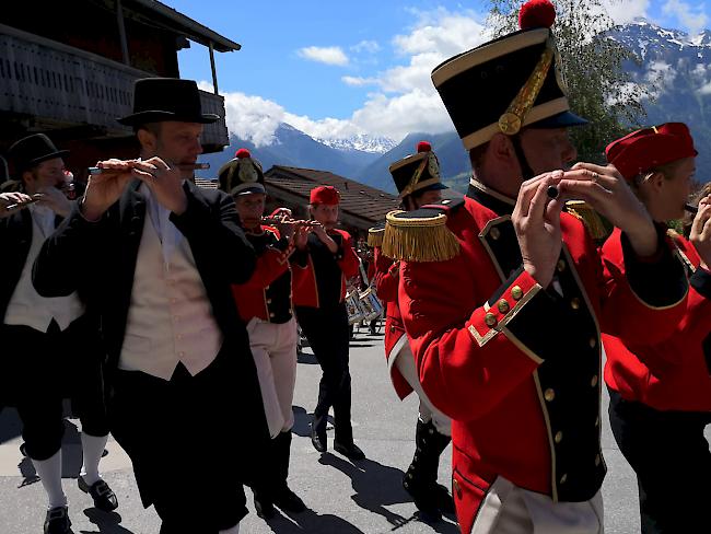 Impressionen vom Oberwalliser Tambouren- und Pfeiferfest in Erschmatt.