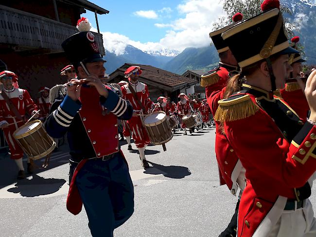 Impressionen vom Oberwalliser Tambouren- und Pfeiferfest in Erschmatt.