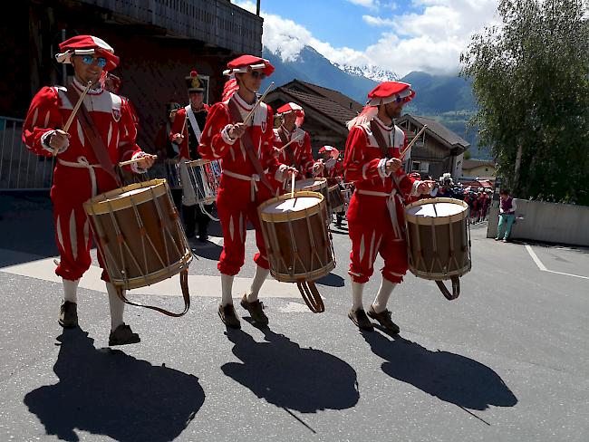 Impressionen vom Oberwalliser Tambouren- und Pfeiferfest in Erschmatt.