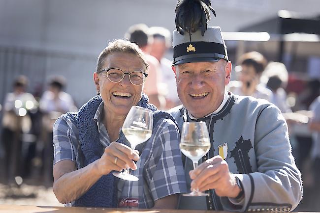 Sonja (70) und Kurt (69) Steiner, Leuk-Stadt.