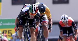 Elia Vivian feierte in Einsiedeln seinen zweiten Tagessieg im Rahmen der diesj&auml;hrigen Tour de Suisse.