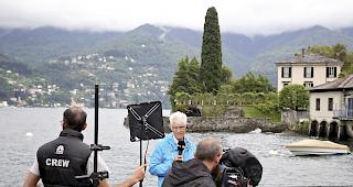 Medienrummel. In Como versuchen zahlreiche Journalisten einen Blick auf George Clooney und Barack Obama zu erhaschen.