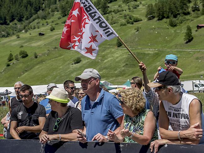 Tour de Suisse im Goms.