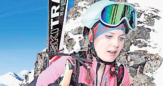 Alessandra Schmid hat eine erfolgreiche Skialpinismus-Saison hinter sich.