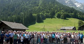 160 pensionierte Syna-Mitglieder machten einen Ausflug ins Unterwallis.