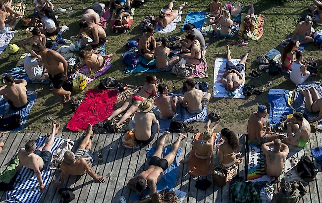 Kurze Verschnaufpause: Am Samstagmorgen wurden in der Schweiz Temperaturen unter 20 Grad gemessen. 