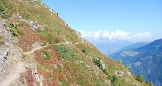 Der H&ouml;henweg zwischen Gr&auml;chen und Saas-Fee ist ab Donnerstag wieder f&uuml;r Bergg&auml;nger begehbar. 
